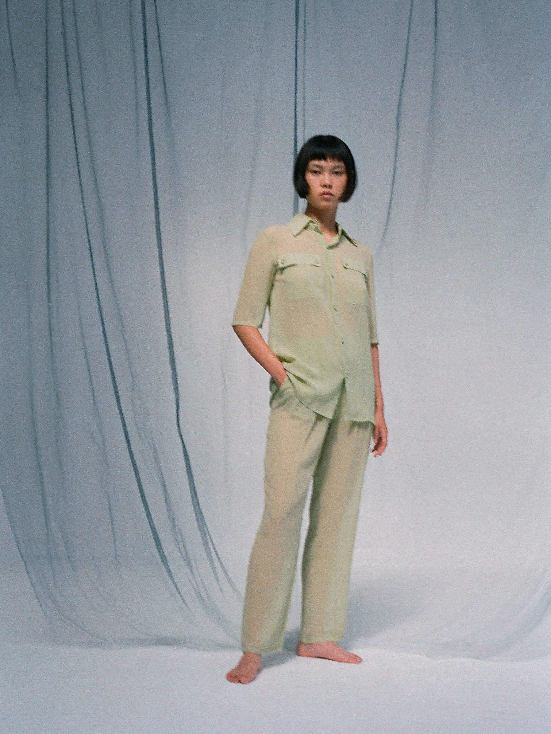 Curtis Trousers Green